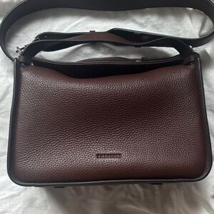 The Horse Clementine Coffee Leather Crossbody Bag